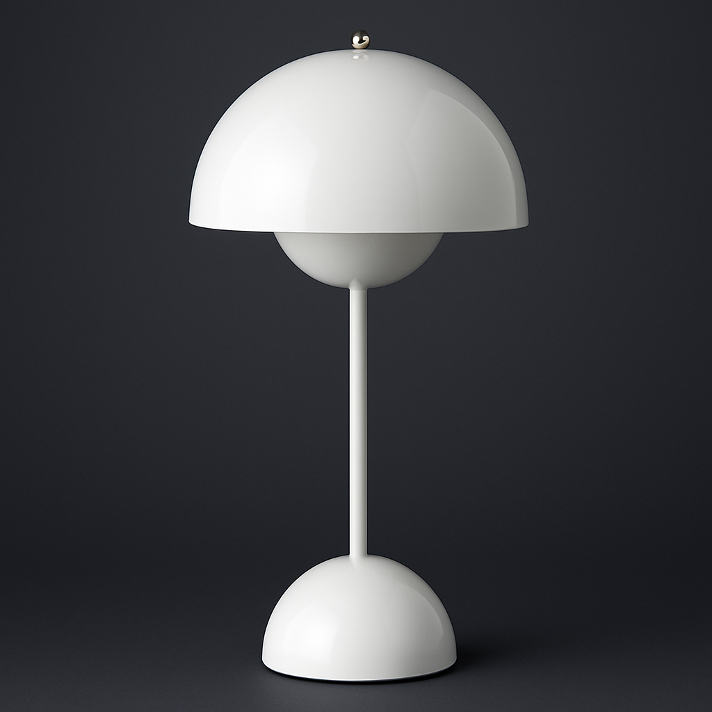 Abajur Cogumelo Sem Fio Com Touch