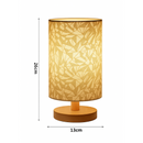 Abajur de Cabeceira Minimalista em Madeira