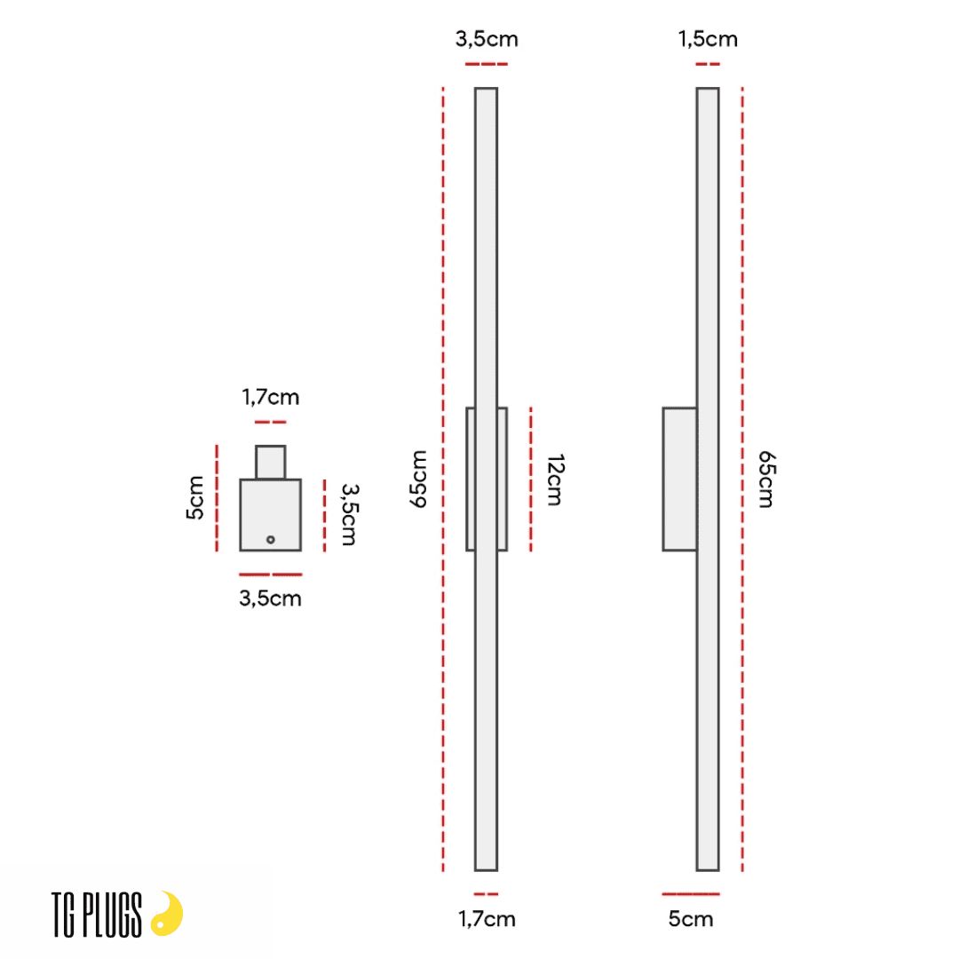 Arandela De Parede Interna - Fit TG