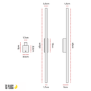 Arandela De Parede Interna - Fit TG