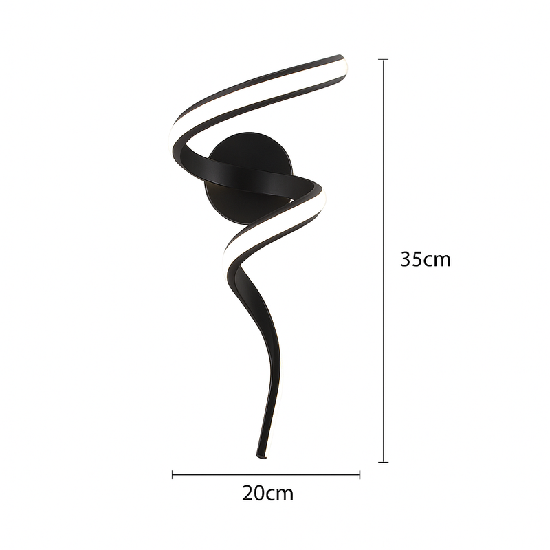 Arandela de Parede Led em Espiral