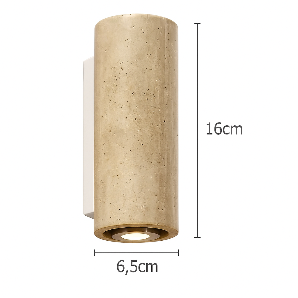 Arandela Externa em Mármore Retro Wabi TG