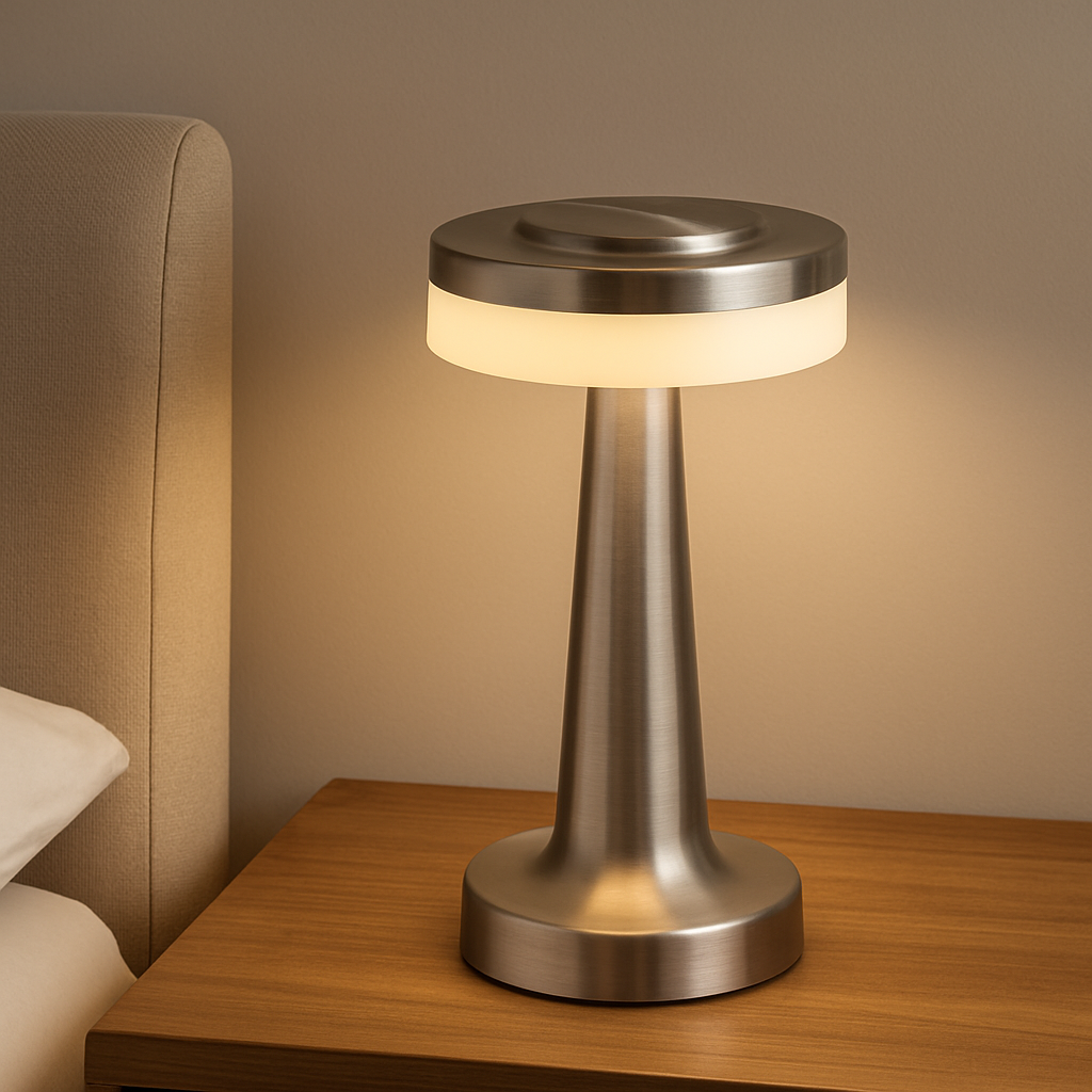 Abajur de Mesa Turim Sem Fio Minimalista