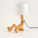 Abajur Para Quarto De Madeira Robotic TG