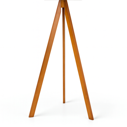 Abajur de Chão com Base Tripé em Madeira Boreal TG