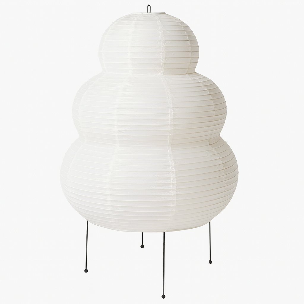 Luminária de Chão Japonesa em Papel Arroz Rice TG