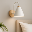 Arandela de Parede Interna em Madeira Premium