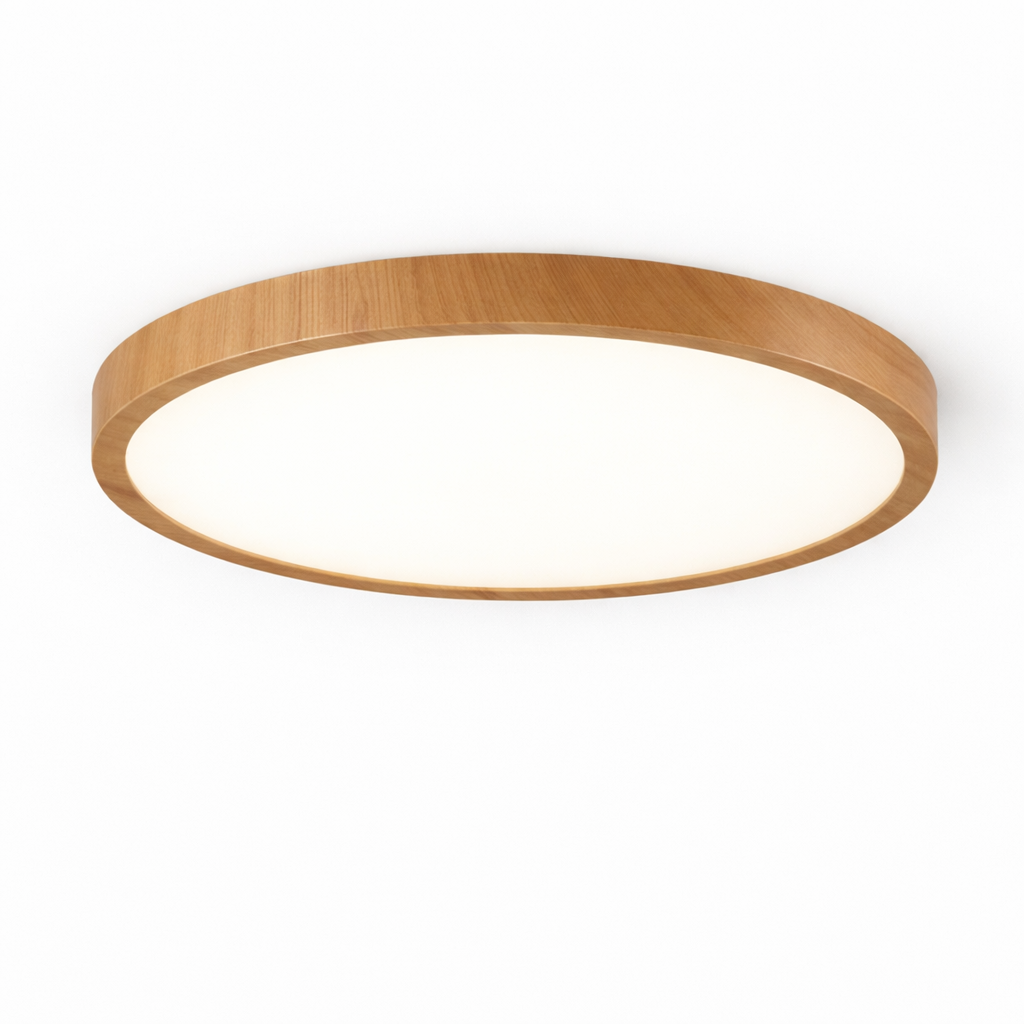 Plafon Circular Madeira Natural TG