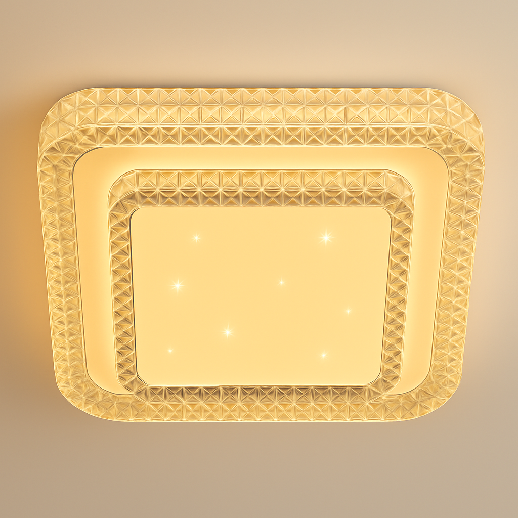 Plafon de Led 2 andares Céu Estrelado para Teto