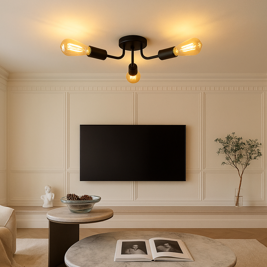 Luminária de Teto para Quarto e Sala Tripolous TG