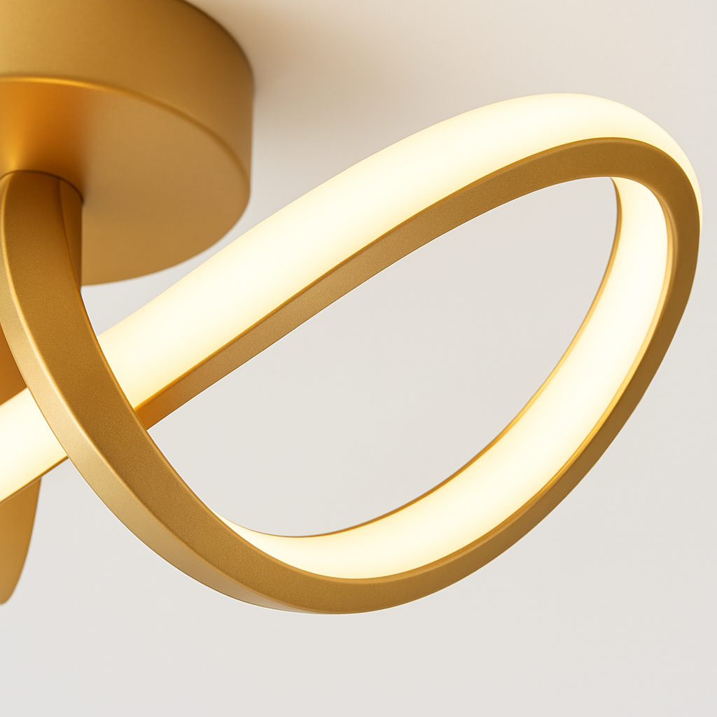 Luminária de Teto Para Sala e Quarto Spiral TG