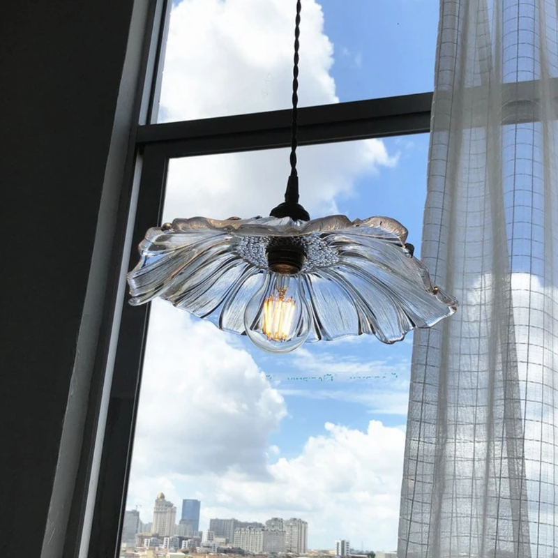 Pendente de Vidro em Formato de Folha Botanique TG