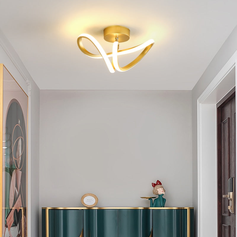 Luminária de Teto Para Sala e Quarto Spiral TG