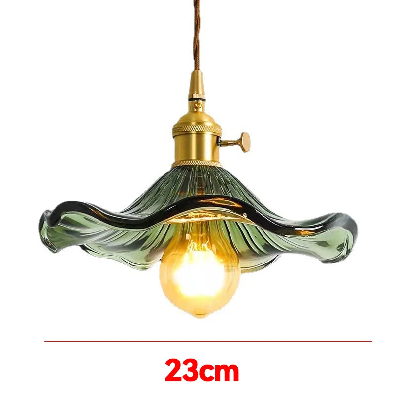 Luminária Pendente em Vidro Pétala TG