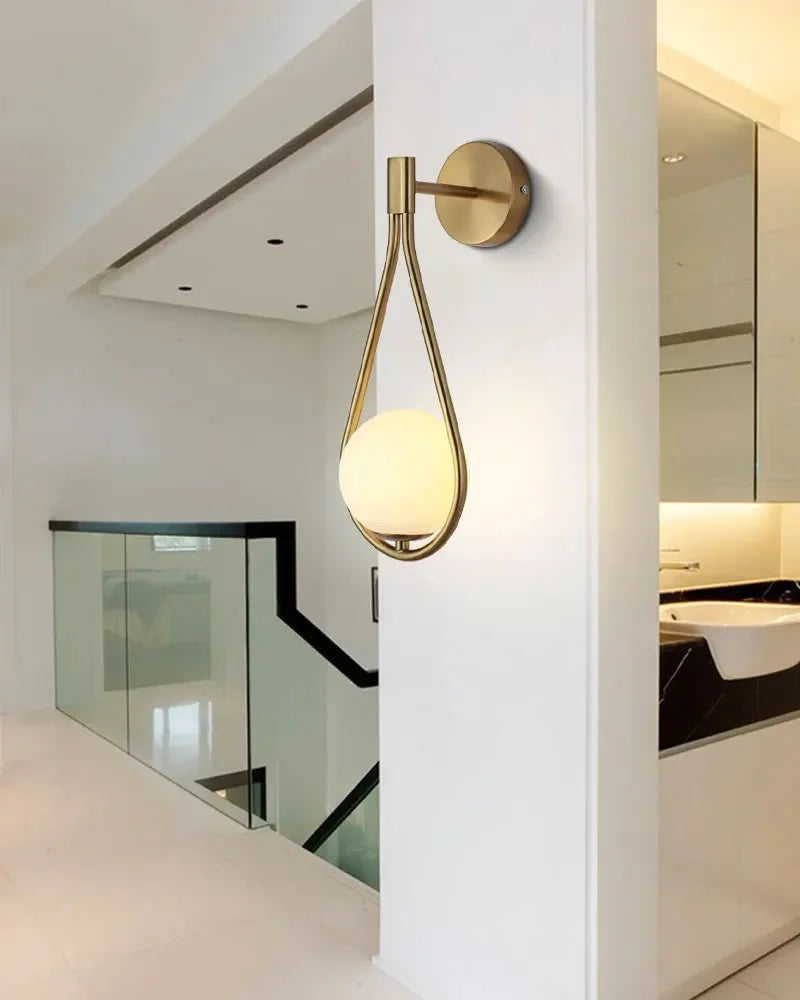 Luminária de Parede Interna em Alumínio Globe TG