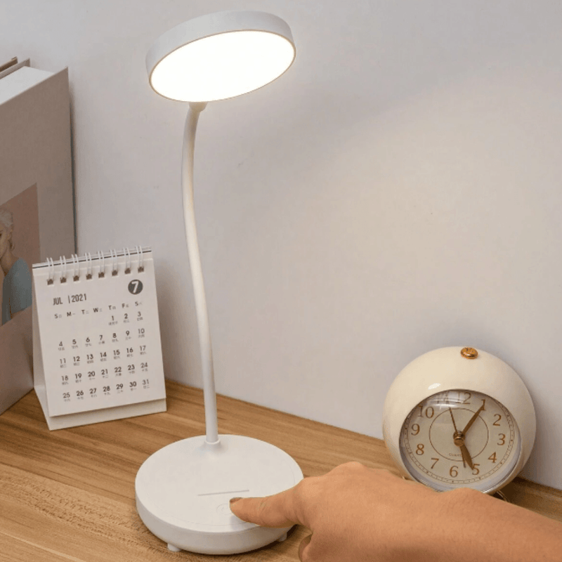 Luminária De Mesa LED flexível Com Proteção Para Os Olhos - TG Plugs 